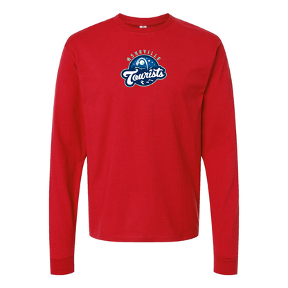 Youth Asheville Tourists Logo Cotton Long Sleeve T-Shirt