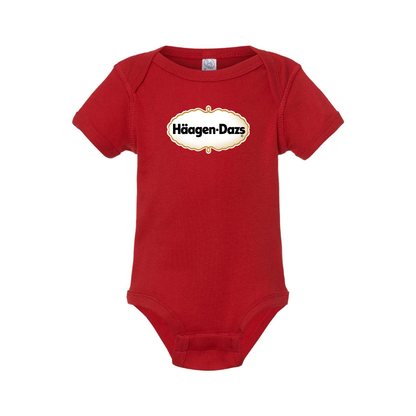 Haagen Dazs Logo Baby Romper Onesie