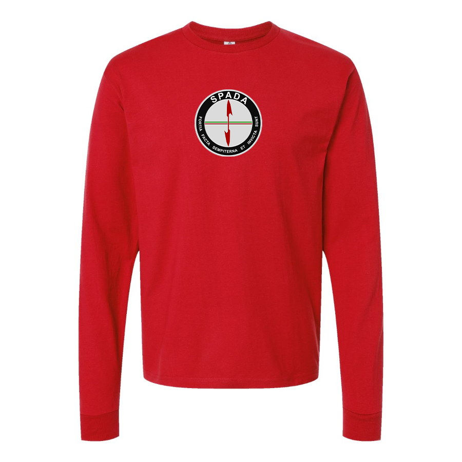 Youth Spada Vetture Sport Logo Cotton Long Sleeve T-Shirt