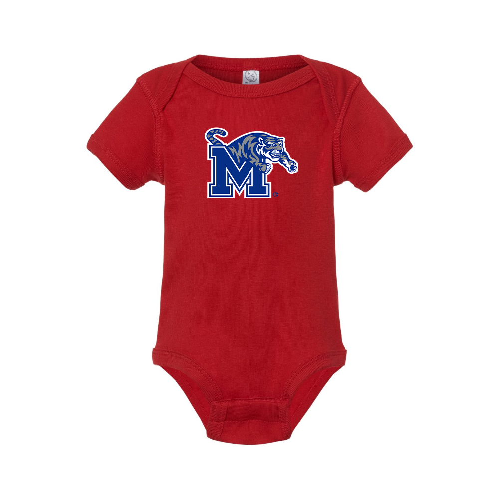 Memphis Tigers Logo Baby Romper Onesie