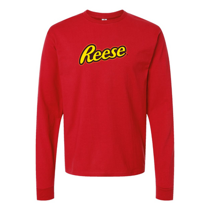 Men's Reese Peanut Butter Logo Long Sleeve T-Shirt