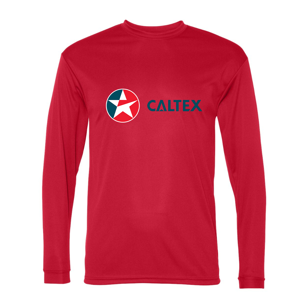 Men's Caltex Gas Station  Performance Long Sleeve T-Shirt