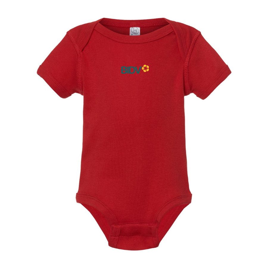 BIDV Logo Baby Onesie Romper