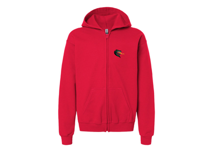 Gildan Heavy Blend Youth UAB Blazers Full Zip Hooded Sweatshirt