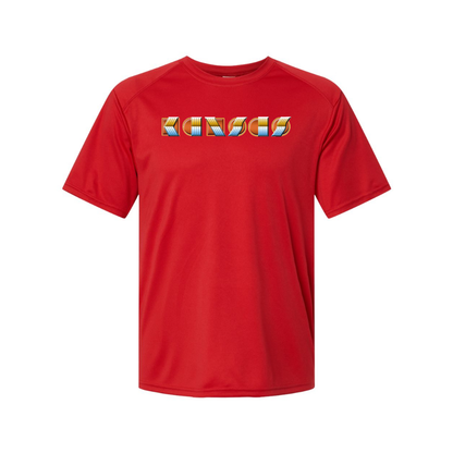 Men's Kansas Logo Polyester T-Shirt