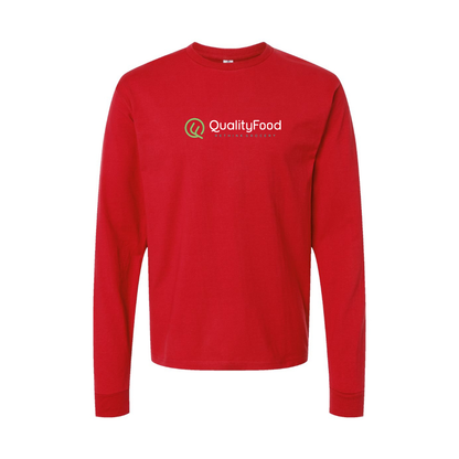 Men's Quality Food Logo Long Sleeve T-Shirt