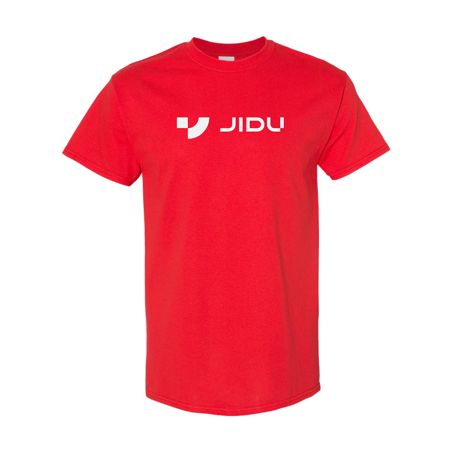Men's Jidu Logo Cotton T-Shirt