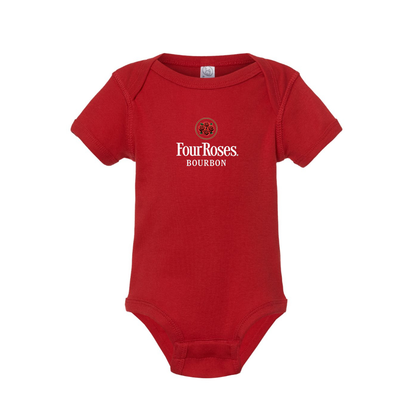Four Roses Logo Baby Romper Onesie
