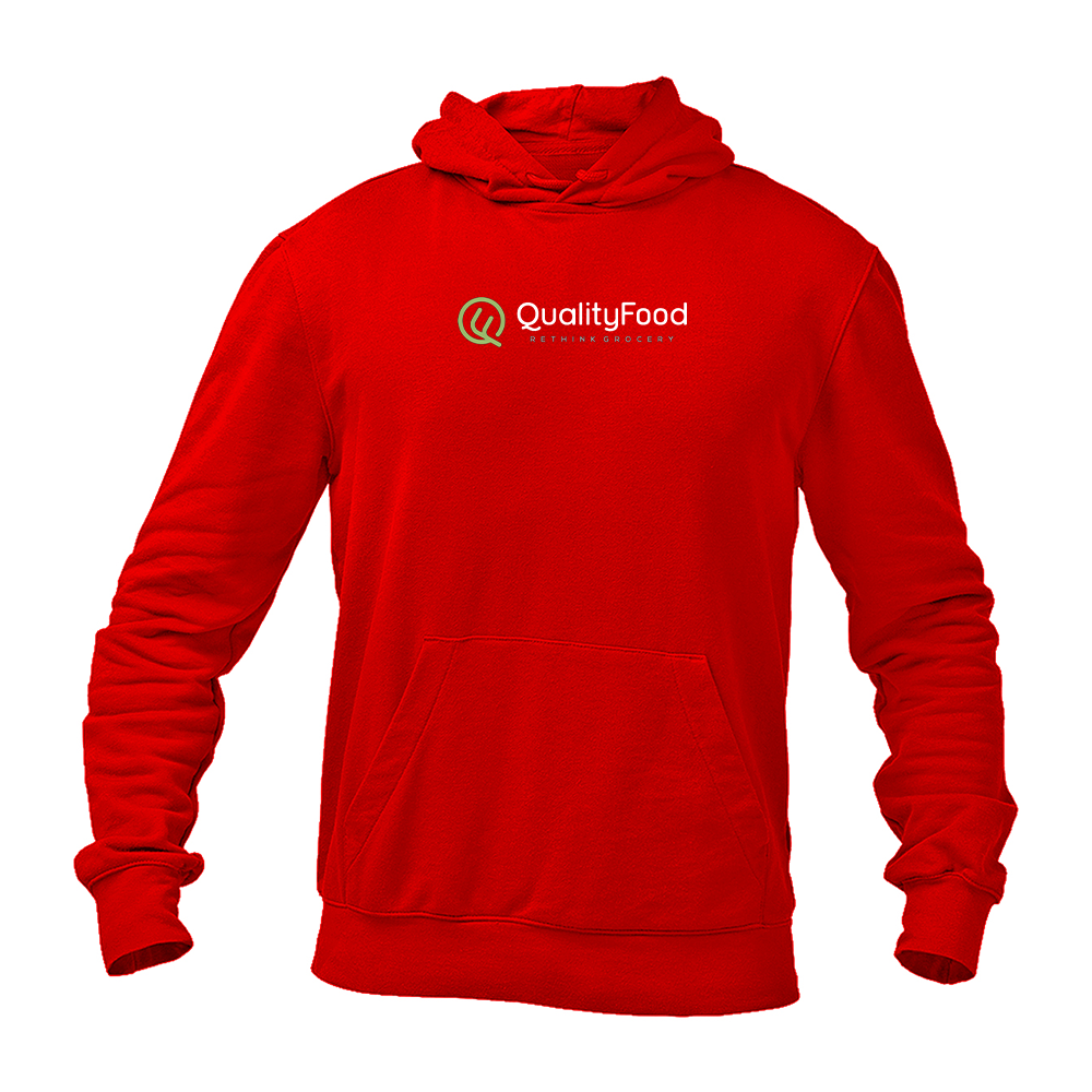 Men's Quality Food Logo Pullover Hoodie