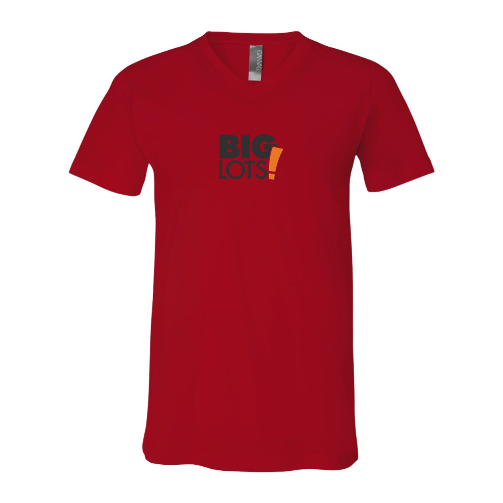 Big Lots Logo BELLA  CANVAS - Jersey V-Neck T-Shirt