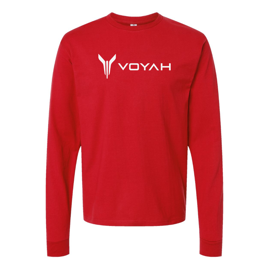 Men's Voyah  Logo  Cotton Long Sleeve T-Shirt
