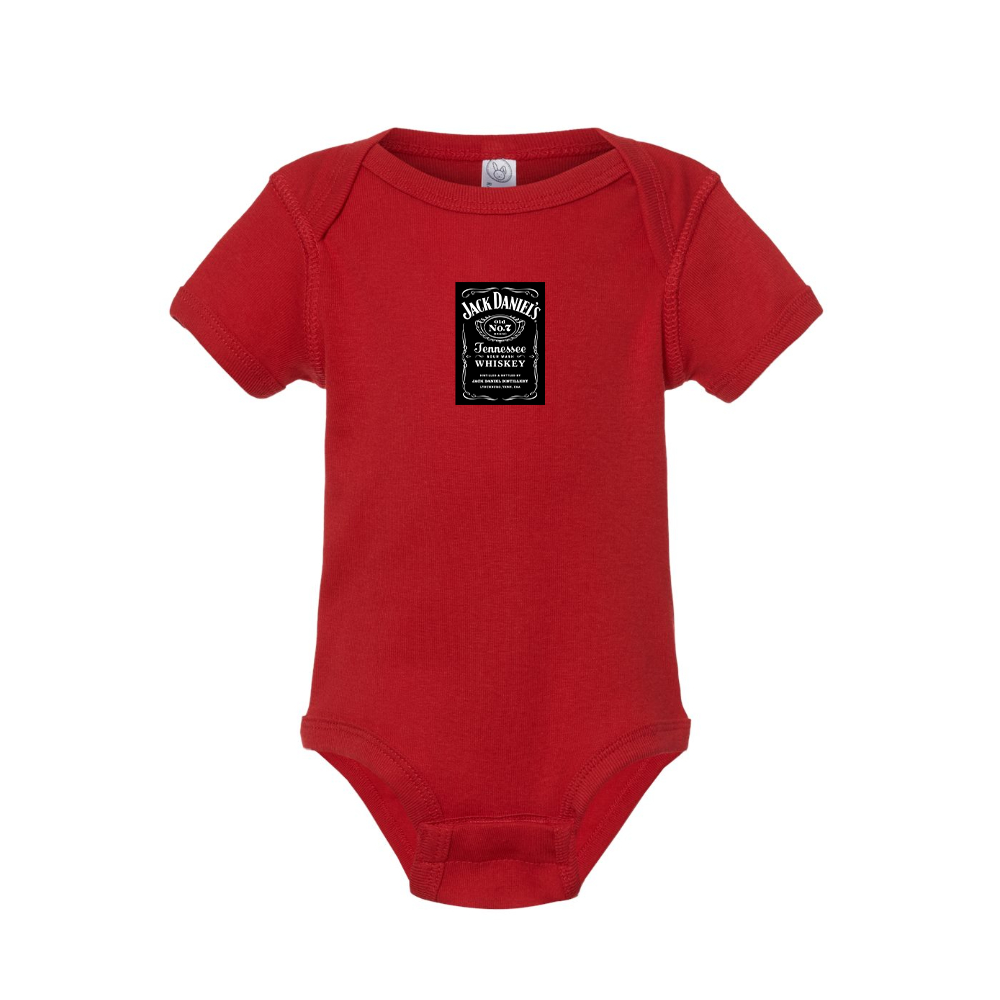 Jack Daniels Logo Baby Romper Onesie