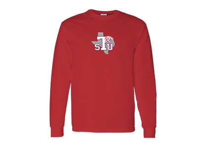 Men's Texas Southern Tigers Gildan Heavy Cotton Long Sleeve T-Shirt