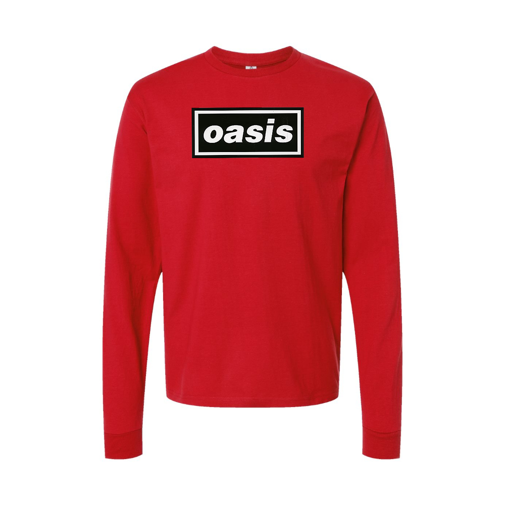 Youth Oasis Logo Cotton Long Sleeve T-Shirt