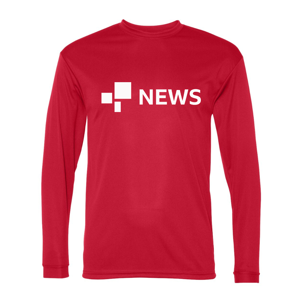 Men's  BBC News  Performance Long Sleeve T-Shirt