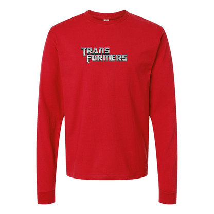 Men's Transformers Logo Long Sleeve T-Shirt