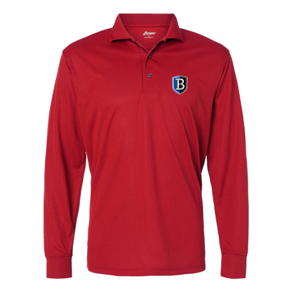 Men's   Bentley Falcons Paragon Prescott Long Sleeve Polo