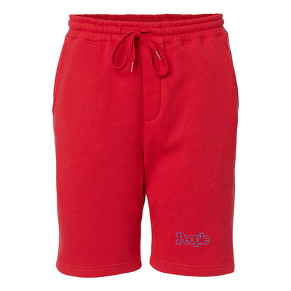 Men's People Magazine Logo Independent Trading Co Midweight Fleece Shorts