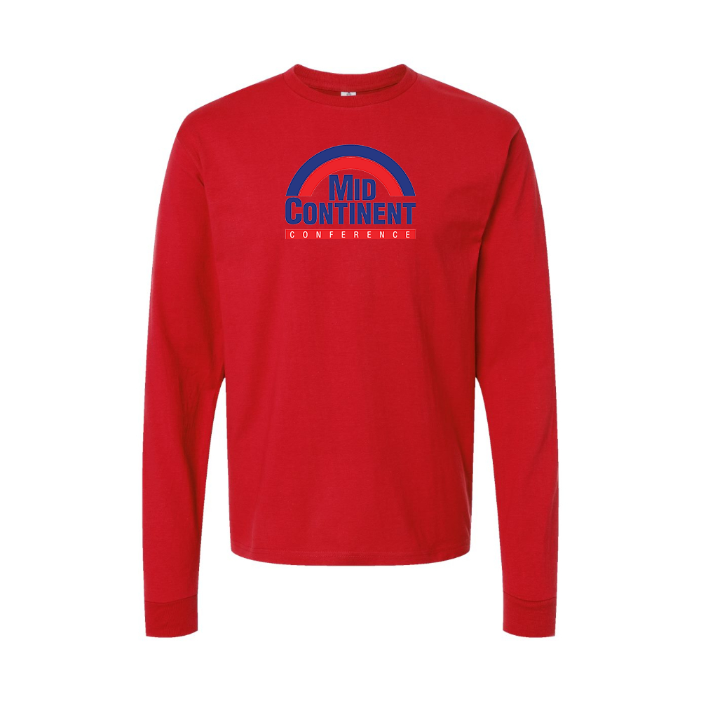Youth Mid Continent Conference Logo Cotton Long Sleeve T-Shirt