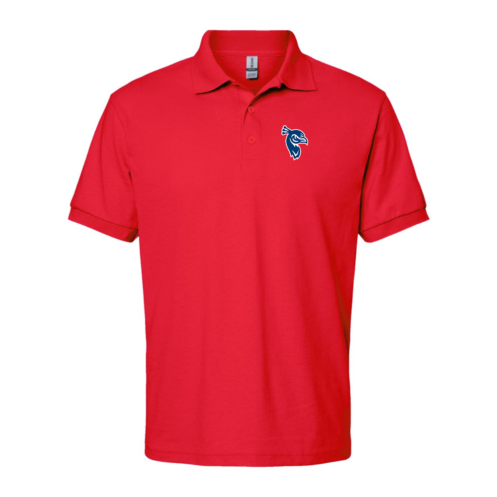 Men's Saint Peters Peacocks Logo Gildan Dry Blend Jersey Polo
