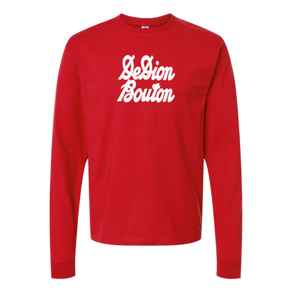 Men's De Dion Bouton Logo Cotton Long Sleeve T-Shirt