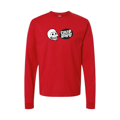 Men's Cheap Monday Logo Long Sleeve T-Shirt