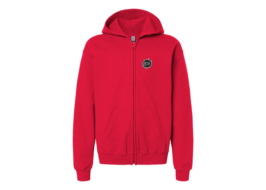 Gildan Heavy Blend Youth When Rivers Meet Full Zip Hooded Sweatshirt