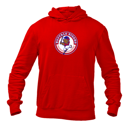Men's Buffalo Bisons Logo Pullover Hoodie