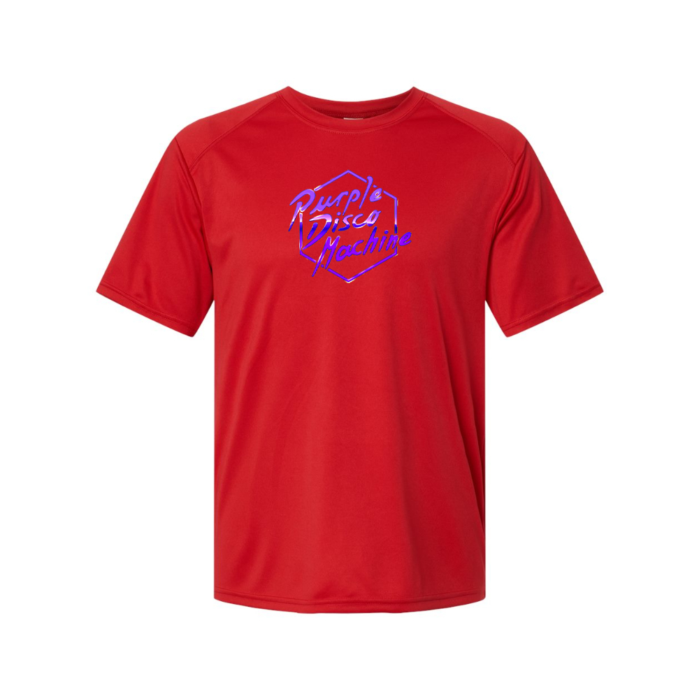 Men's Purple Disco Machine Polyester T-Shirt
