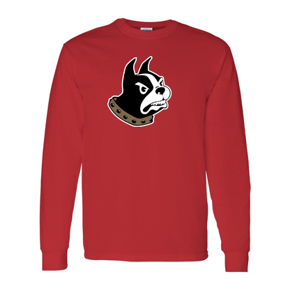 Men's Woffrd Terriers  Gildan Heavy Cotton Long Sleeve T-Shirt