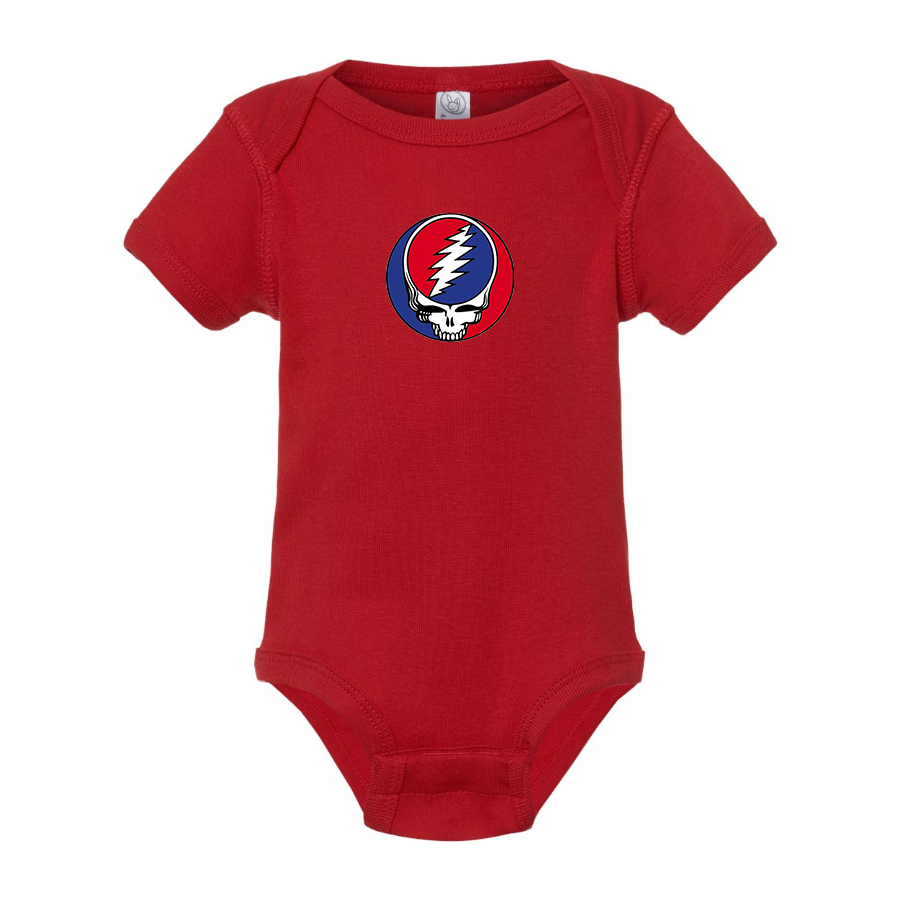 Gratefu Dead Logo Baby Onesie Romper