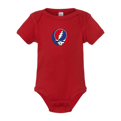 Gratefu Dead Logo Baby Onesie Romper