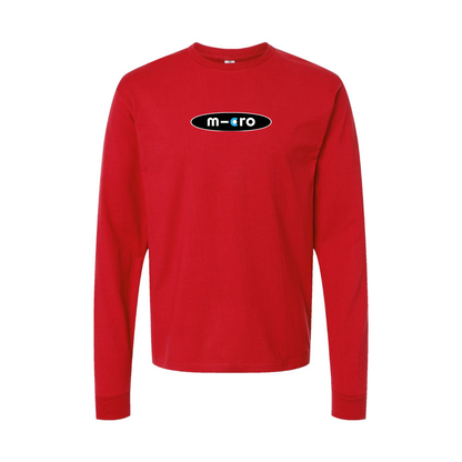 Youth Micromobility Logo Cotton Long Sleeve T-Shirt