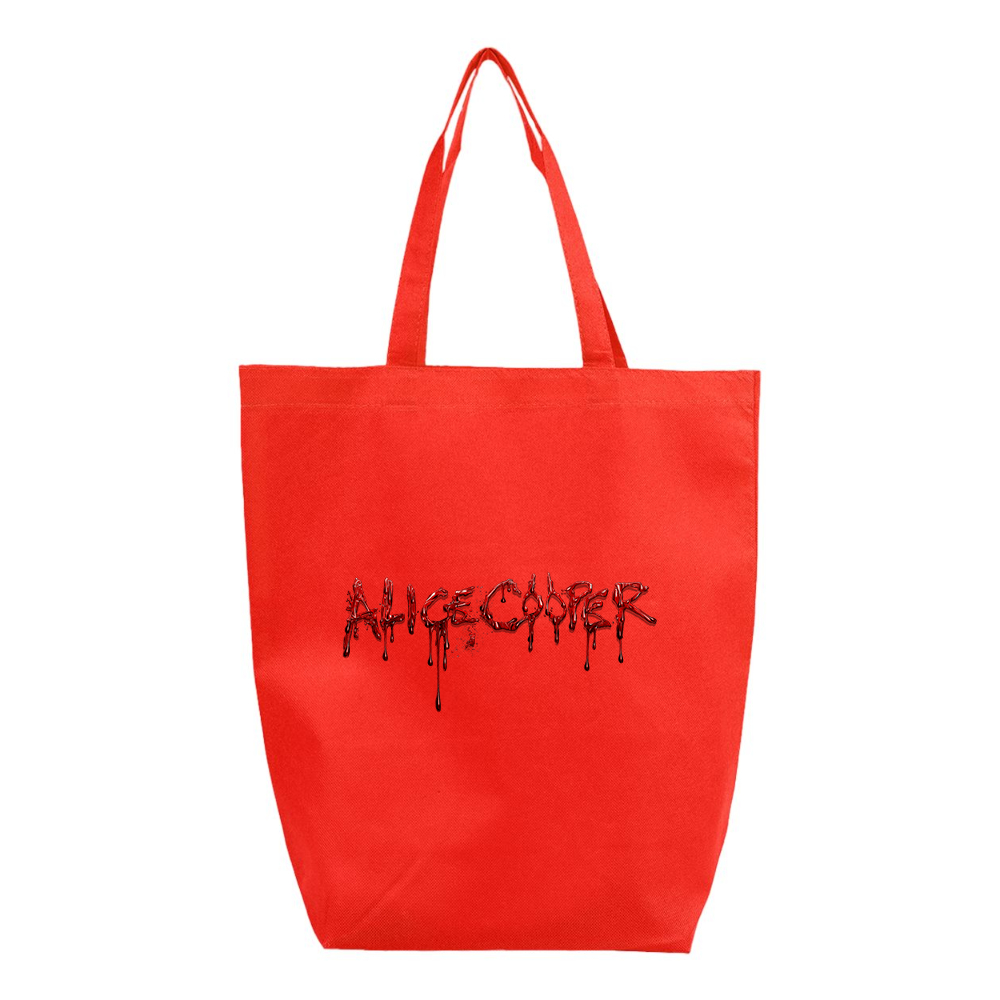 Alice Cooper Logo Q-Tees Non-Woven Gusset Bottom Tote