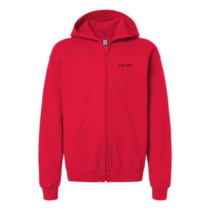 Gildan Heavy Blend Youth Alice Cooper Logo Full Zip Hooded Sweatshirt