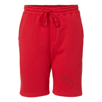 Men's RPI Engineers Logo Independent Trading Co Midweight Fleece Shorts