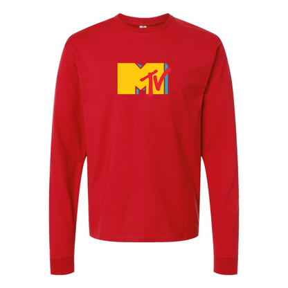 Youth MTV Logo Cotton Long Sleeve T-Shirt