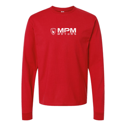 Men's MPM-Motors  Logo Cotton Long Sleeve T-Shirt