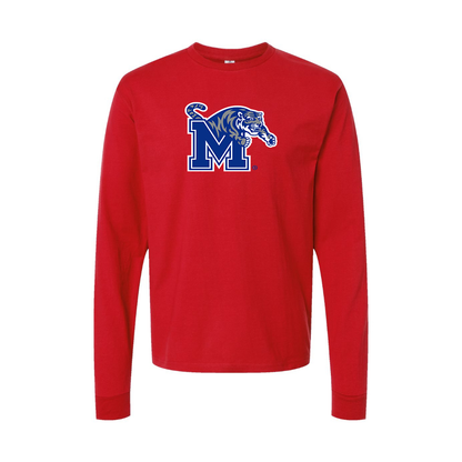 Men's Memphis Tigers Logo Long Sleeve T-Shirt