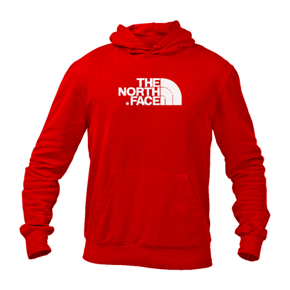 Men's The North Face Black Logo white Pullover Hoodie