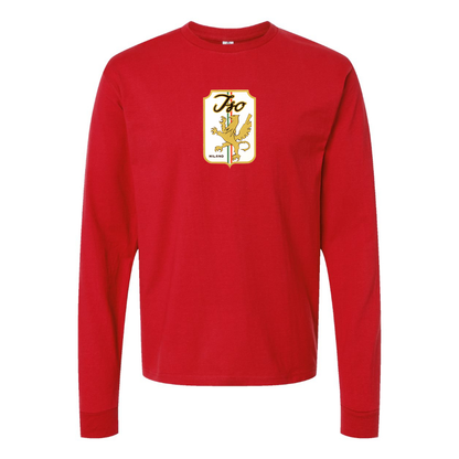 Men's  Iso Logo Cotton Long Sleeve T-Shirt