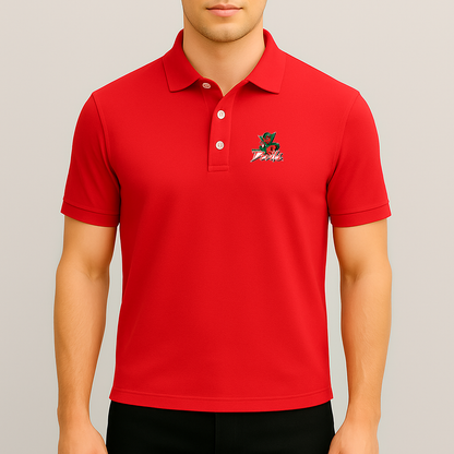 Men's MVSU Delta Devils Logo Dry Blend Polo