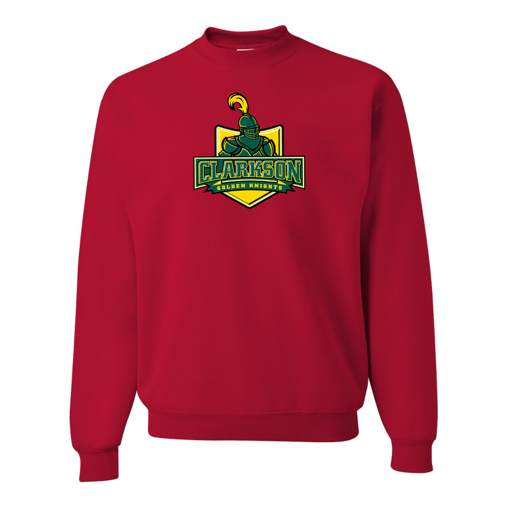 Men's Clarkson Golden Knights JERZEES NuBlend Crewneck Sweatshirt