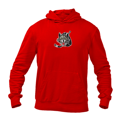 Men's Chicago Wolves Logo Pullover Hoodie