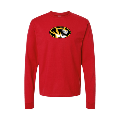 Youth Missouri Tigers Logo Cotton Long Sleeve T-Shirt