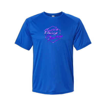 Men's Purple Disco Machine Polyester T-Shirt