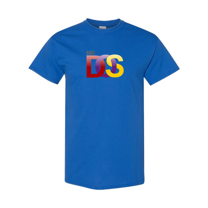 Men's MS DOS Logo Cotton T-Shirt
