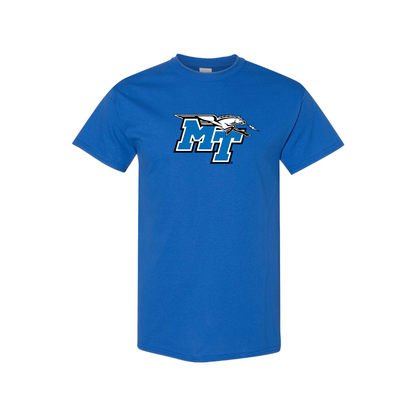 Men's Middle Tennessee Blue Raiders LogoCotton T-Shirt