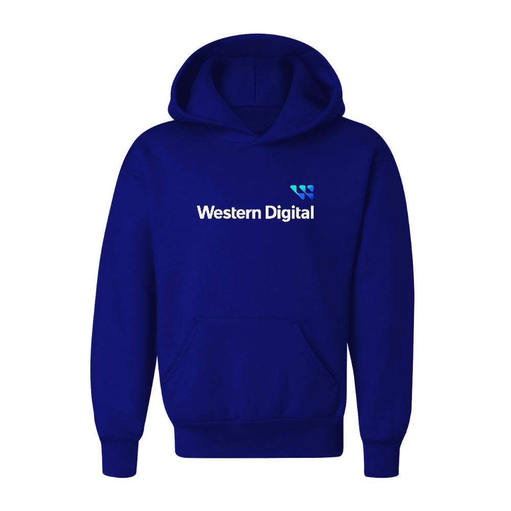 Youth Western Digital  Logo  Pullover Hoodie