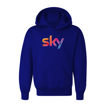 Youth Sky Logo Pullover Hoodie